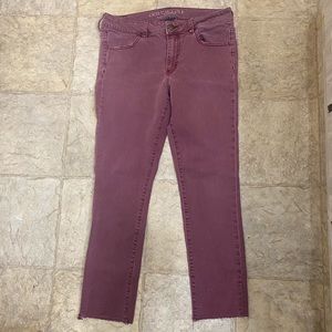 American eagle maroon pants